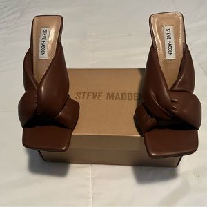 Steve Madden Monique brown heels size 9